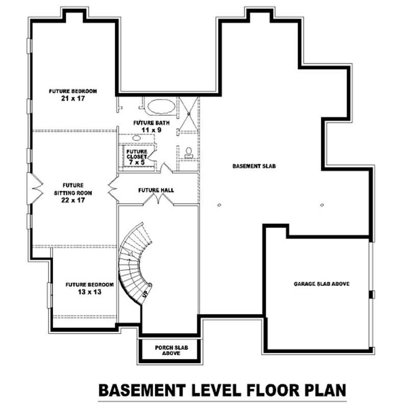 HOME FLOOR PLAN BASEMENT