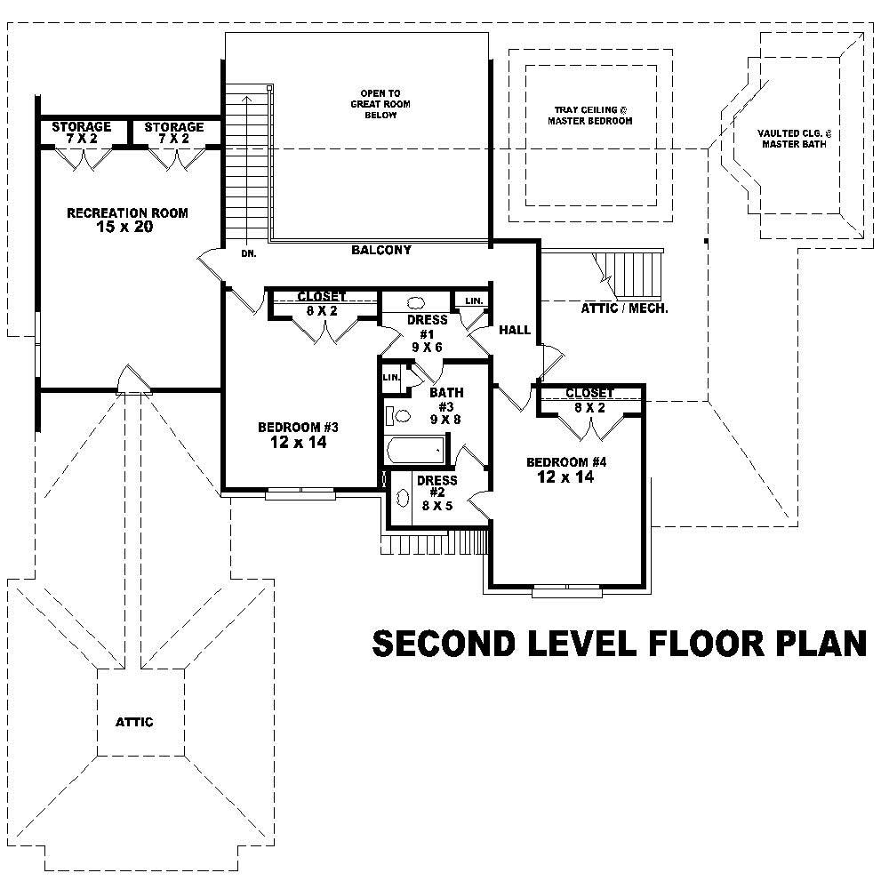 Floor Plan Second Story