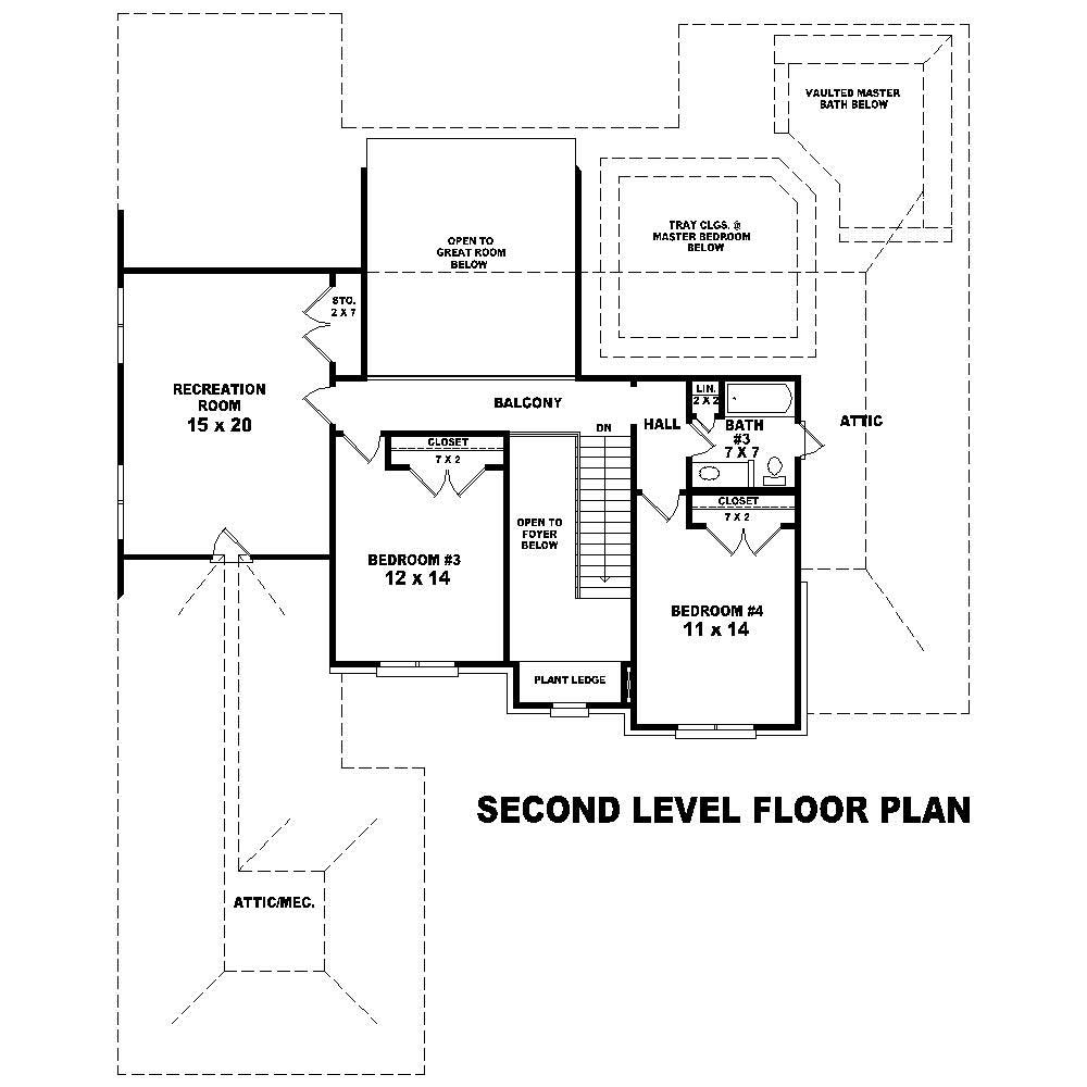 Floor Plan Second Story