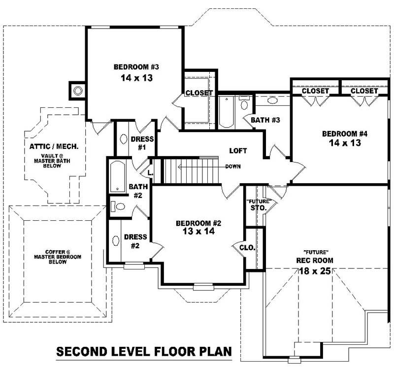 SECOND FLOOR PLAN
