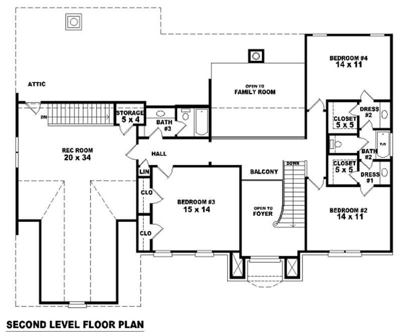 SECOND FLOOR PLAN