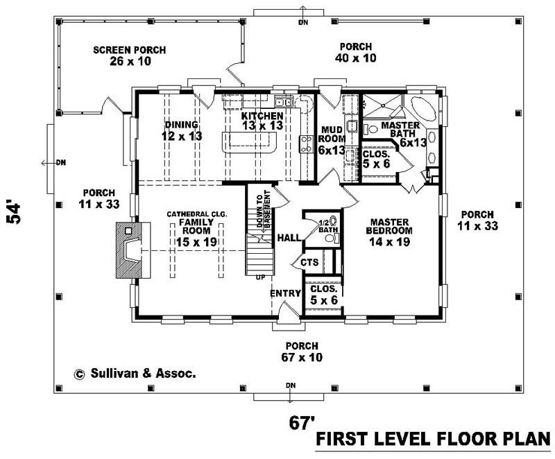 FIRST LEVEL FLOOR PLAN