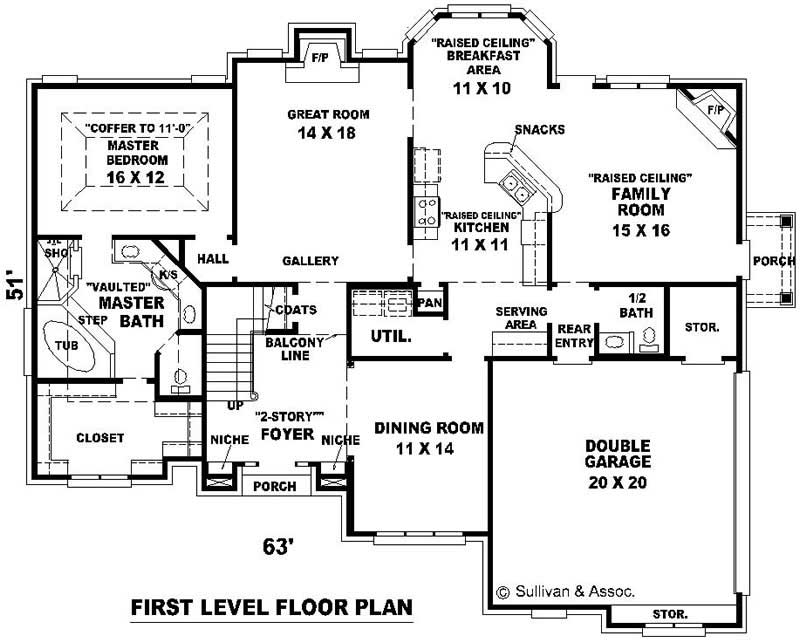 FIRST FLOOR PLAN