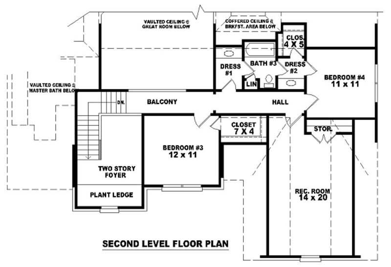 SECOND FLOOR PLAN