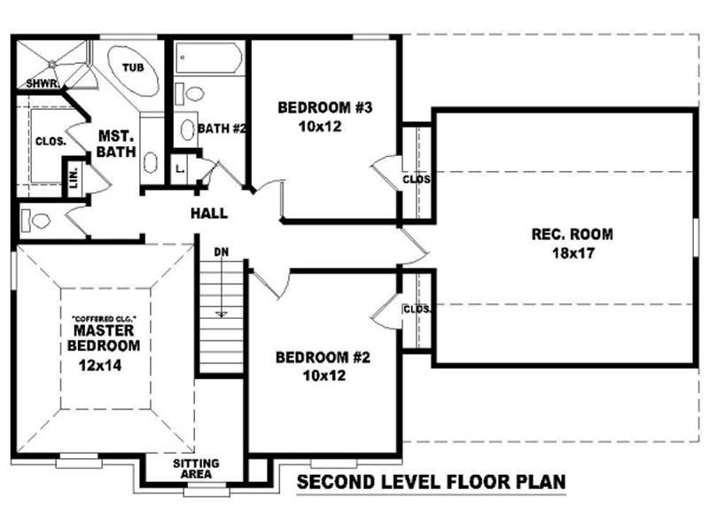 SECOND LEVEL FLOOR PLAN