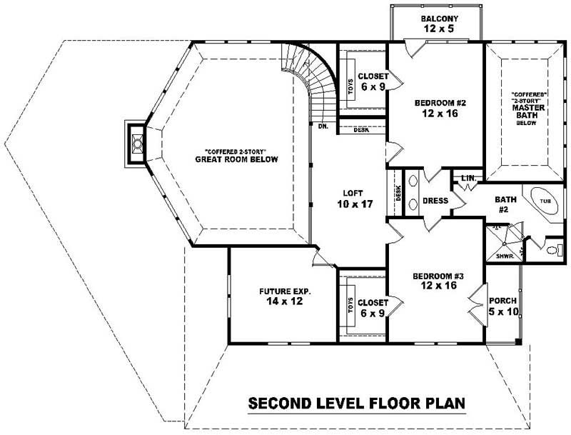 SECOND FLOOR PLAN