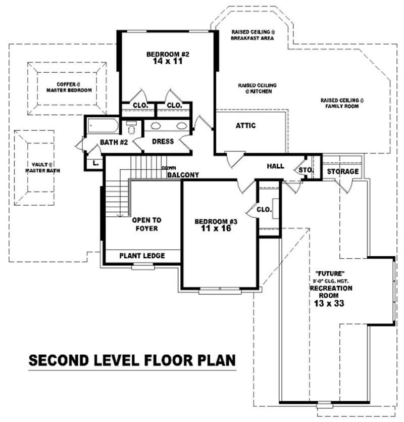 SECOND FLOOR PLAN