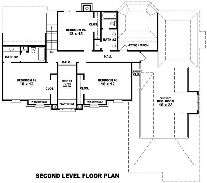 SECOND FLOOR PLAN