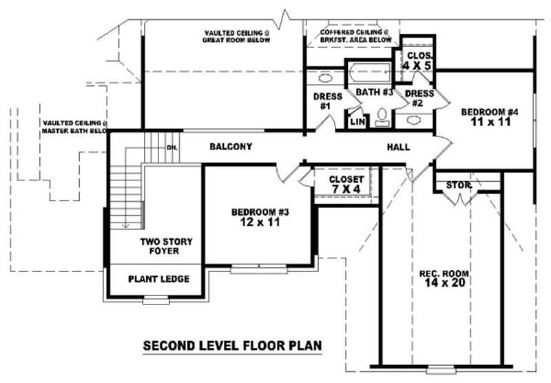 SECOND FLOOR PLAN