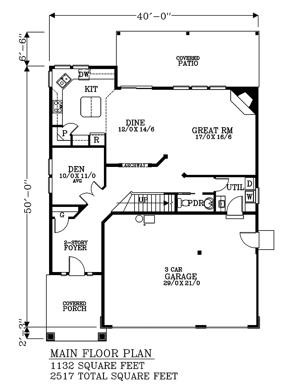 Floor Plan Main Level