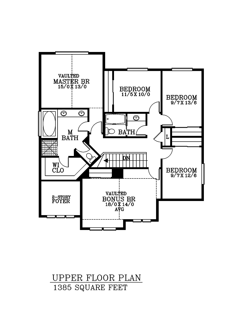 Floor Plan Upper Level