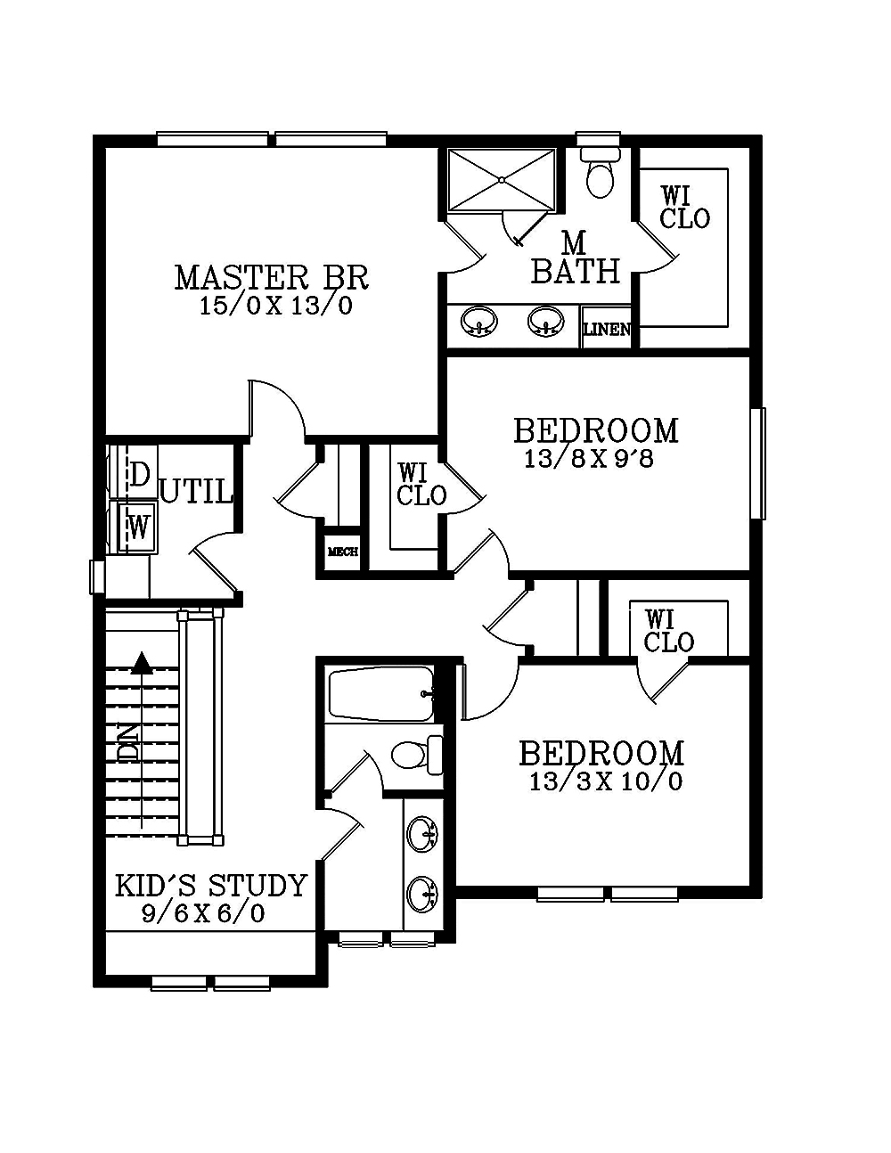 Floor Plan Upper Level