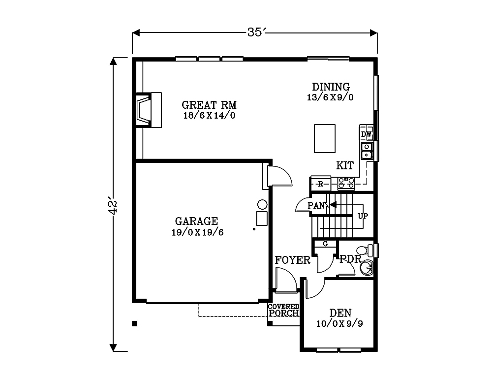 Floor Plan Main Level