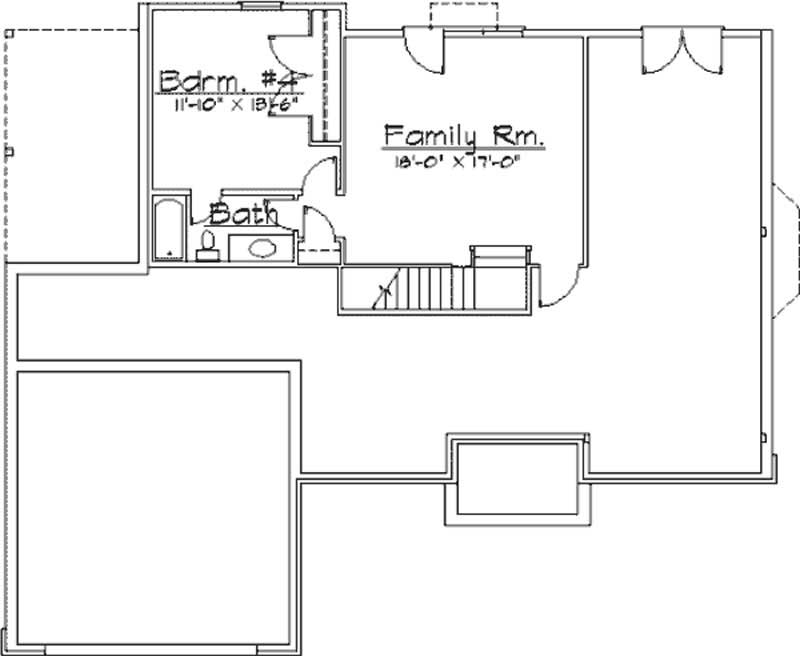 Lower Level Floor Plan