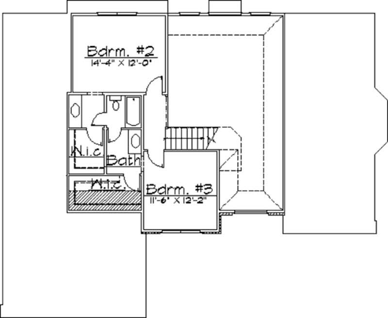 Second Level Floor Plan