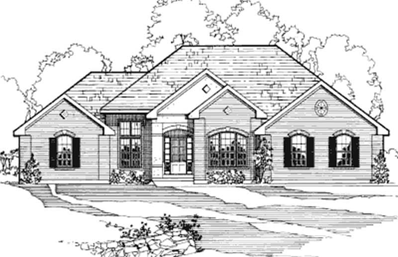 5-Bedroom, 1989 Sq Ft Contemporary House Plan - 172-1002 - Front Exterior