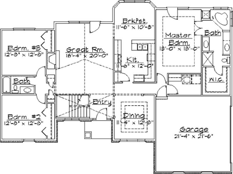 Main Level Floor Plan