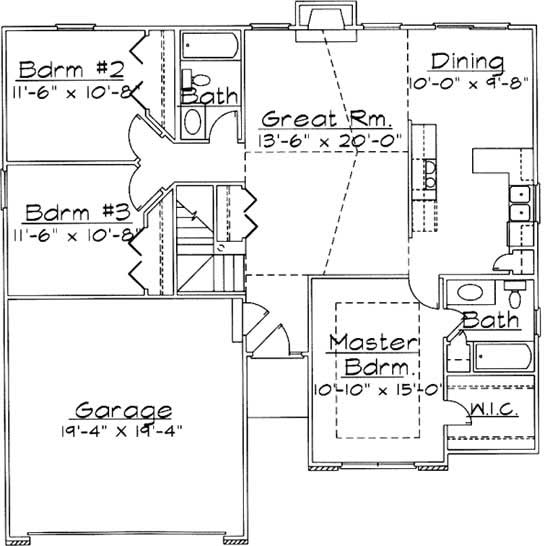 Main Level Floor Plan