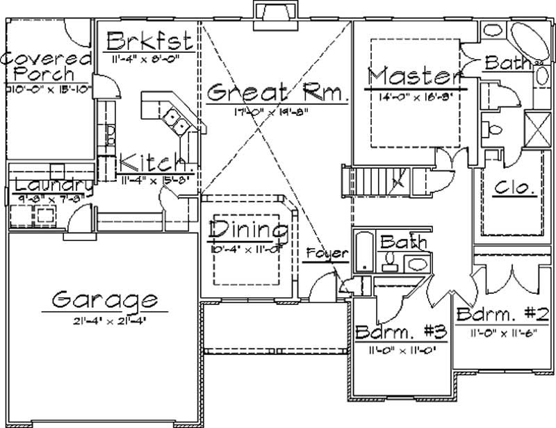 Main Level Floor Plan