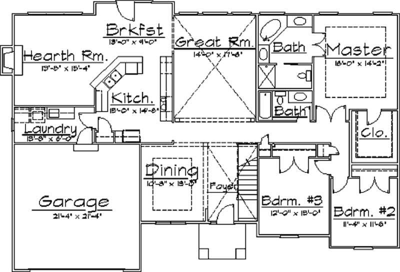 Main Level Floor PLan