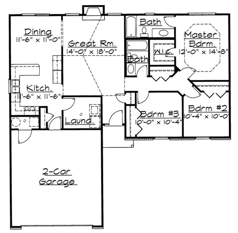 Main Level Floor Plan