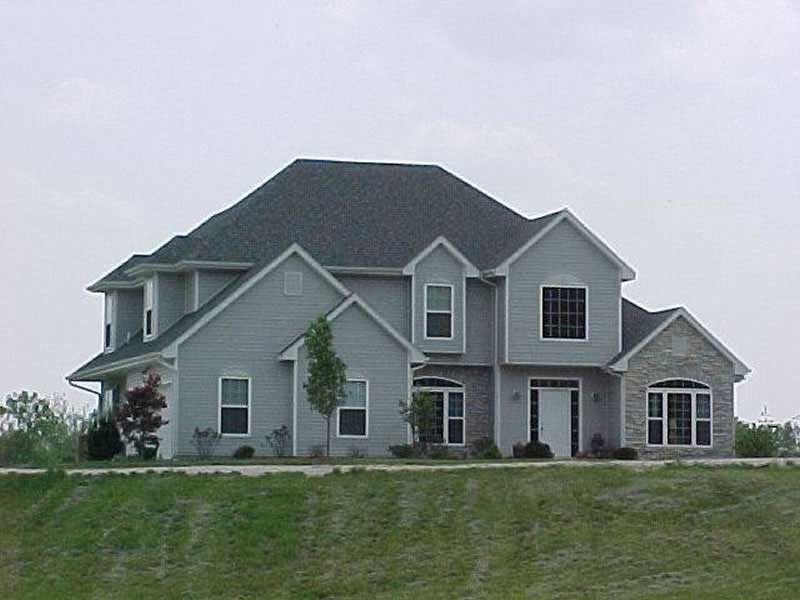 4-Bedroom, 2924 Sq Ft Contemporary House Plan - 172-1012 - Front Exterior