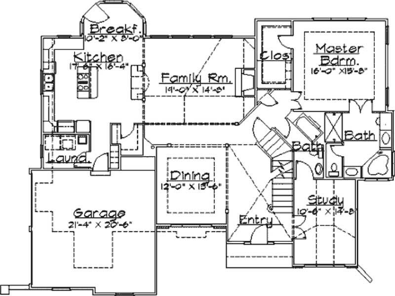 Main Level Floor Plan