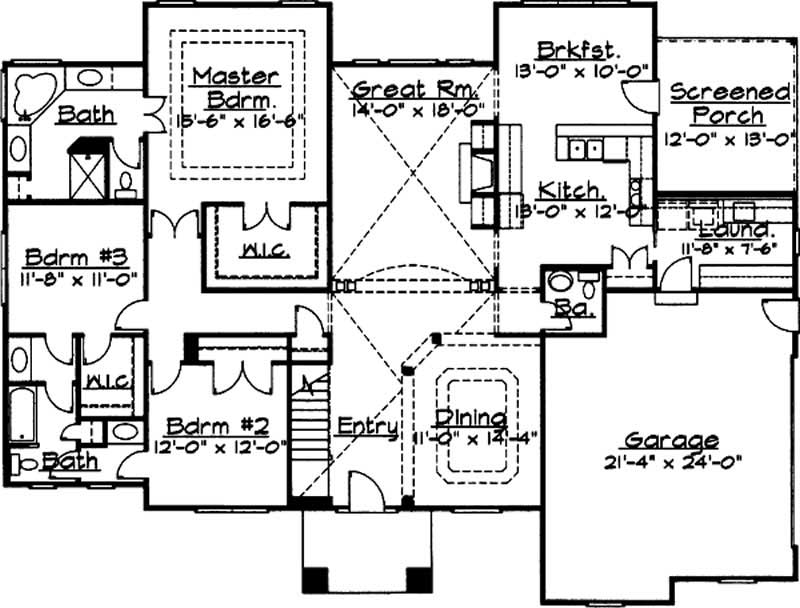 Main Level Floor Plan