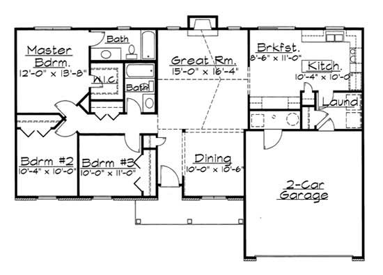 Main Level Floor Plan