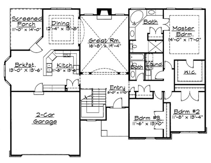 Main Level Floor Plan