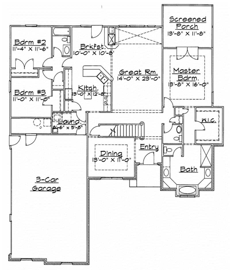 Main Level Floor Plan