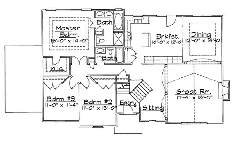 Main Level Floor Plan