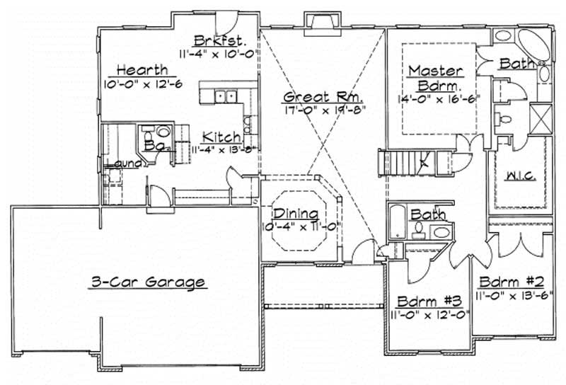 Main Level Floor Plan