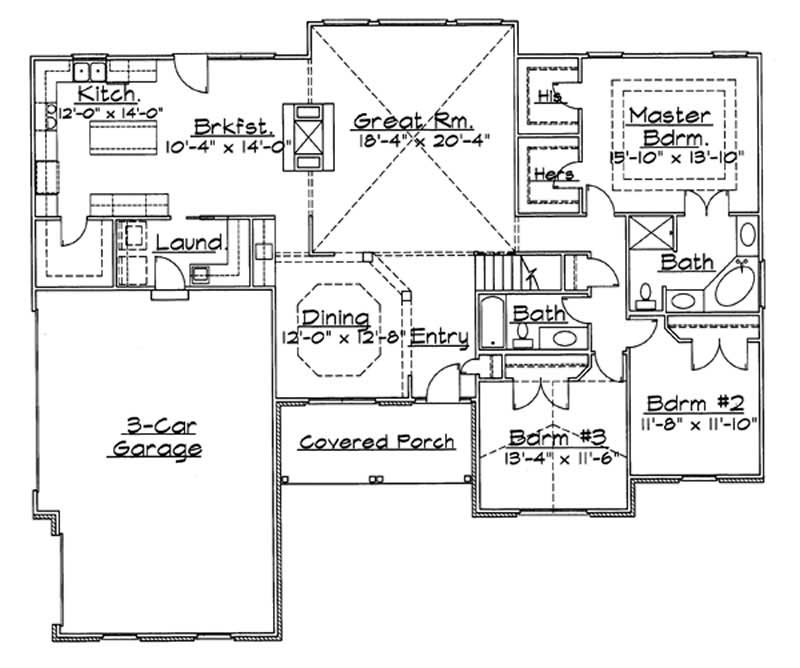 Main Level Floor Plan