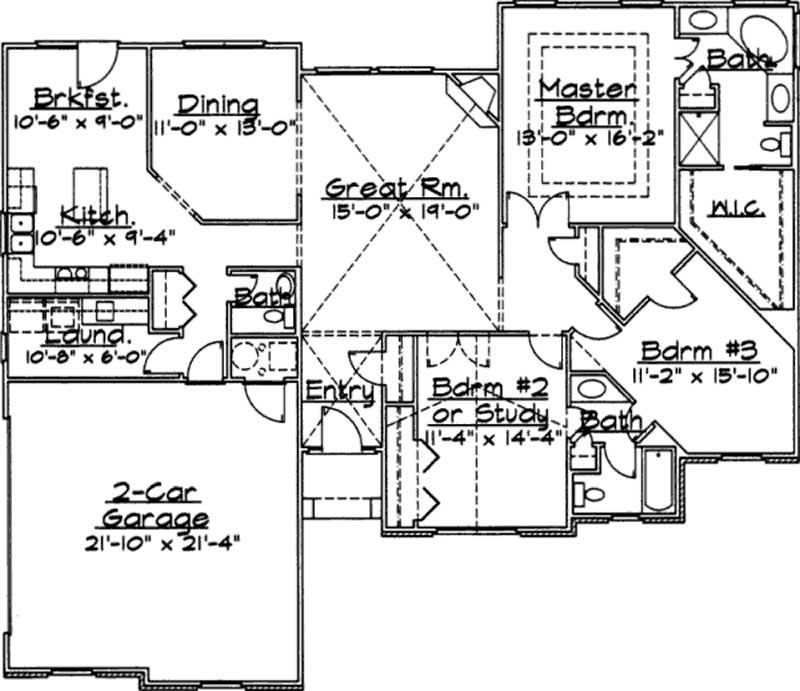 Main Level Floor Plan