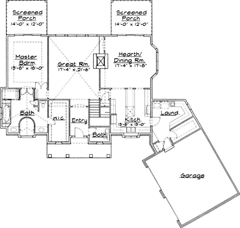 Main Level Floor Plan
