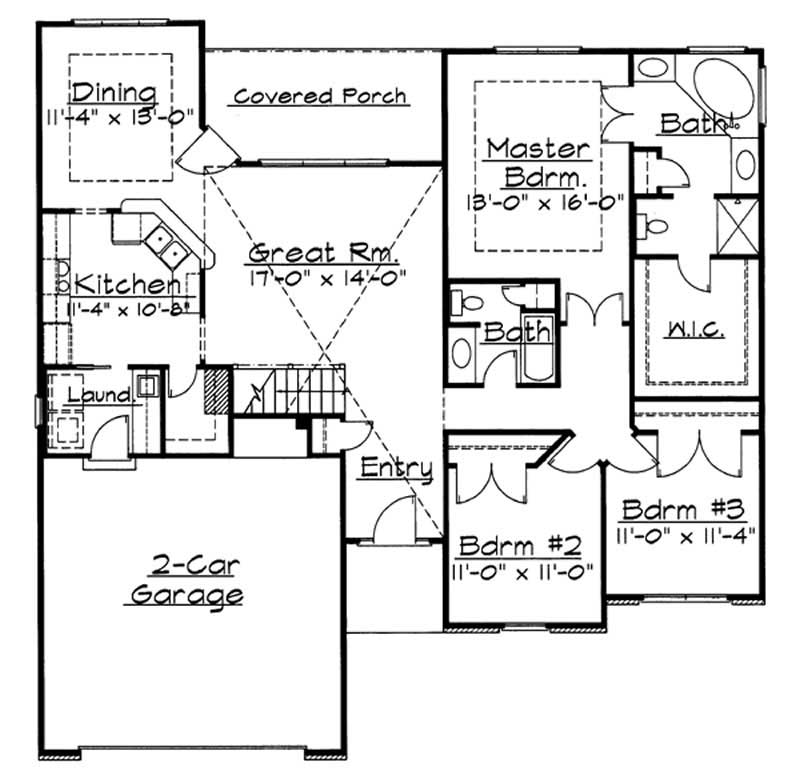 Main Level Floor Plan