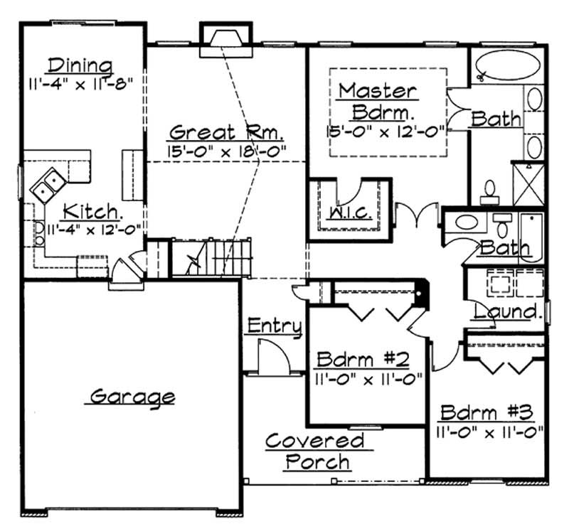 Main Level Floor Plan