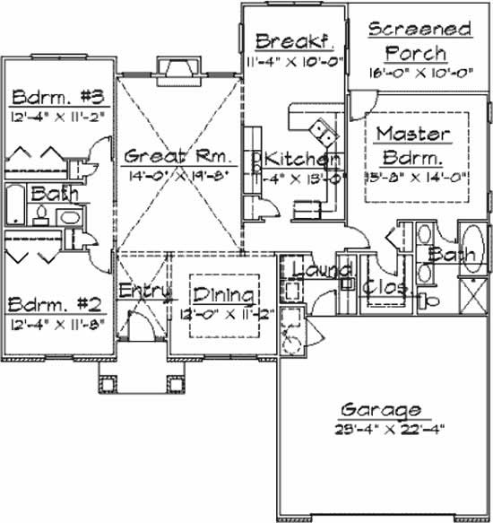 Main Level Floor Plan