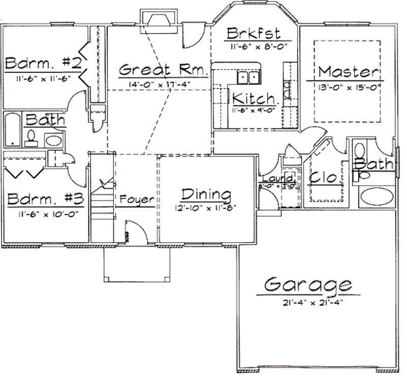 Main Level Floor Plan