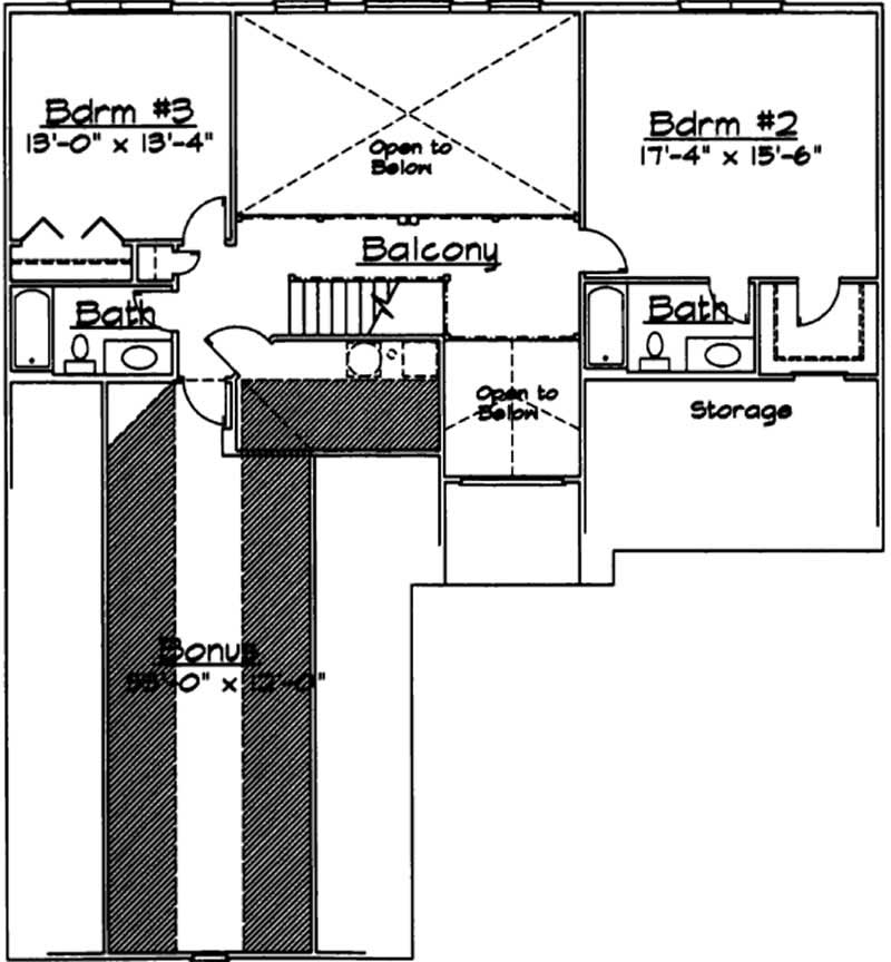 Upper Level Floor Plan