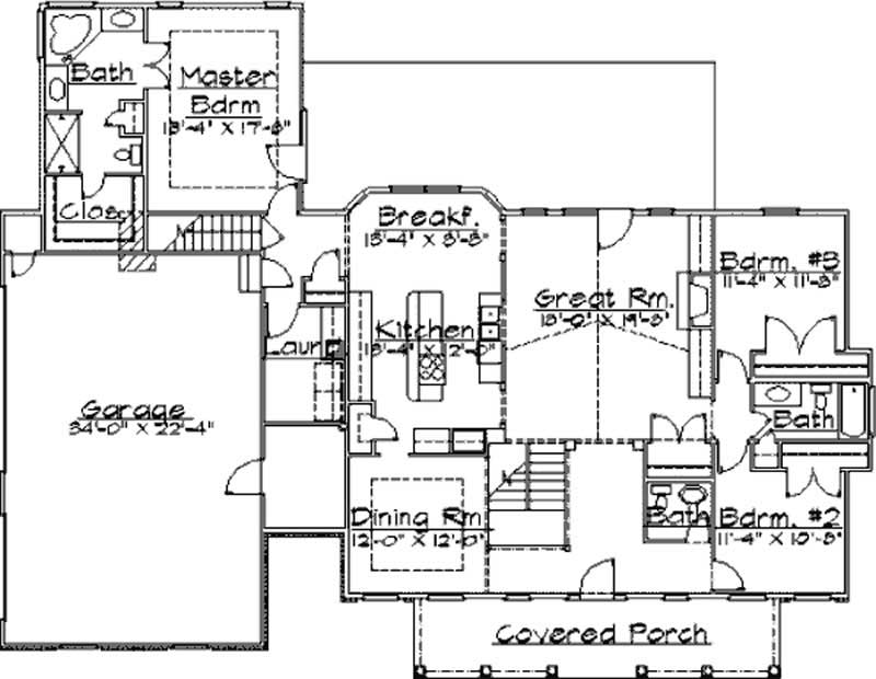 Main Level Floor Plan