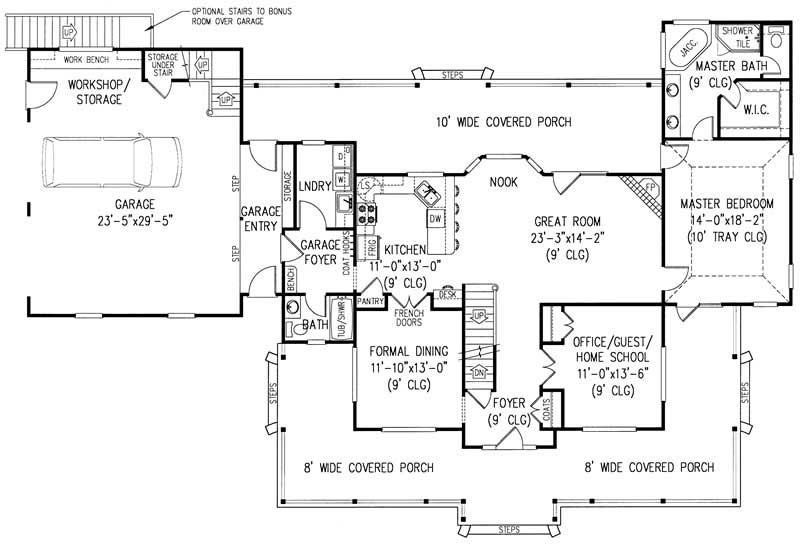 Main Level Floor Plan
