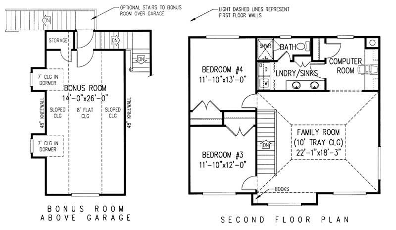Second Level Floor Plan