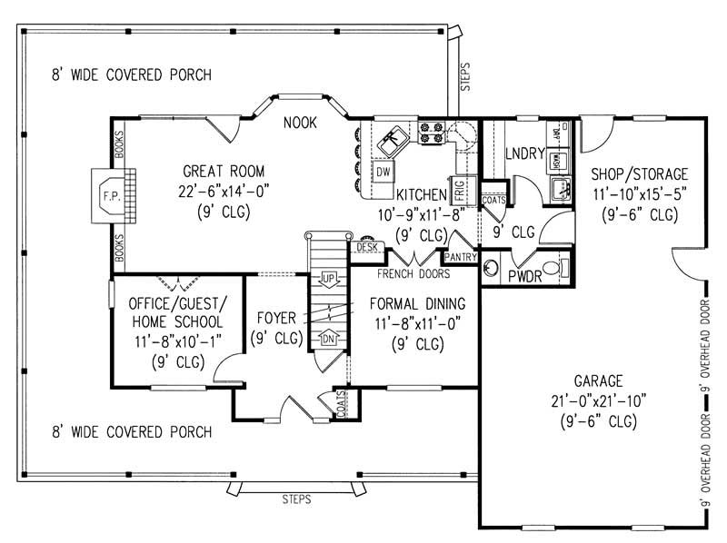 Main Level Floor Plan