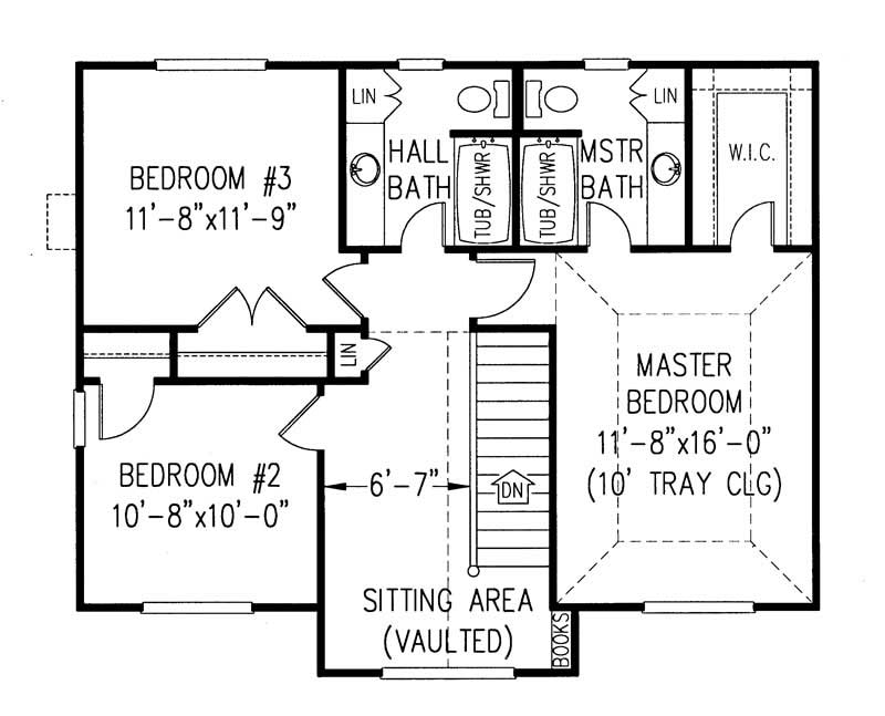 Second Level Floor Plan