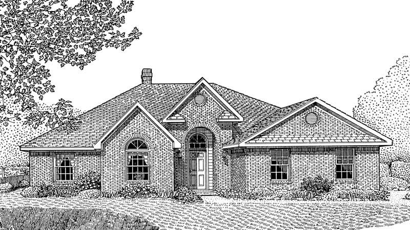 4-Bedroom, 2128 Sq Ft Contemporary Home Plan - 173-1017 - Main Exterior