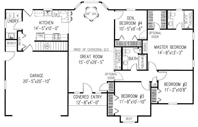 Main Level Floor Plan