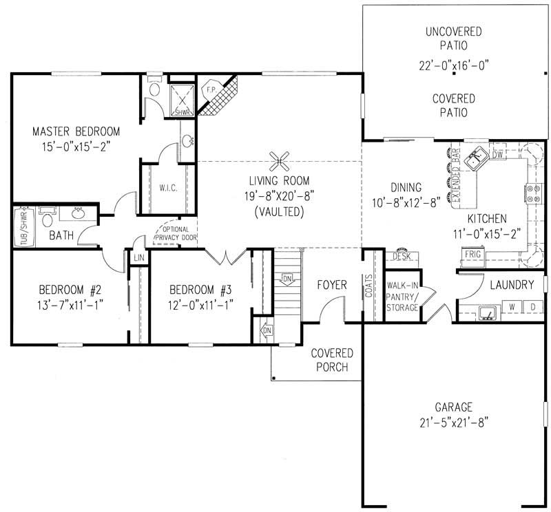 Main Level Floor Plan