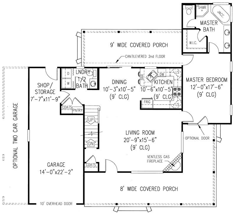 Main Level Floor Plan